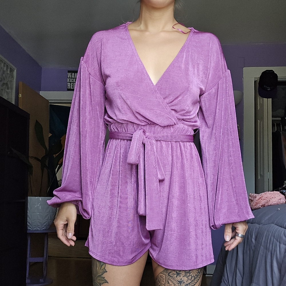 Princess Polly romper purple size 2